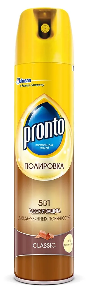 Полироль для мебели Pronto «Классик 5 в 1», 250 мл