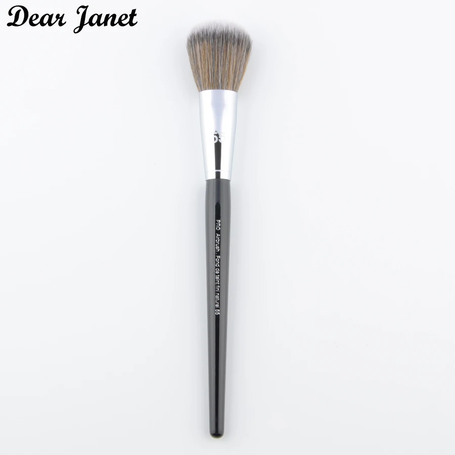 

1 piece Pro Airbrush #55 Powder blusher Makeup brushes foundation Make up brush synthetic Hair wood handle