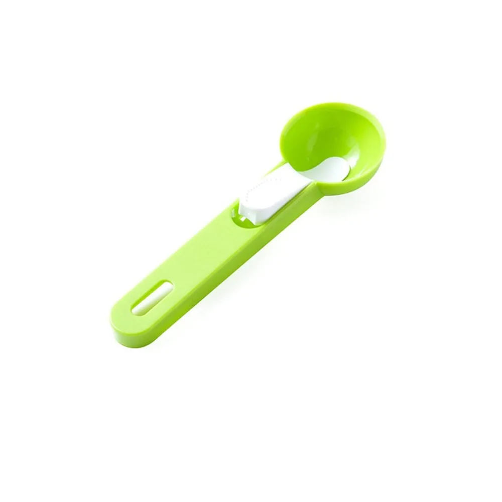 Ice Cream Plastic Sundae Ice Cream Frozen Yogurt Spoons Fruit Dig Ball Spoon For Party Birthday Gift Dropshipping