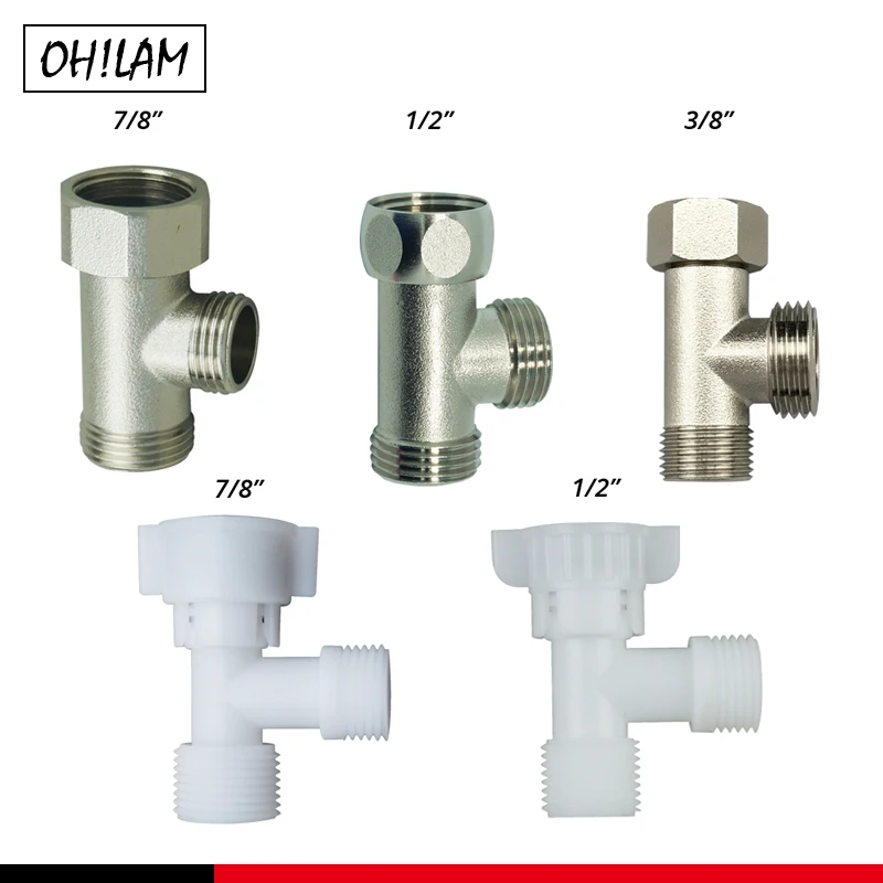 Bathroom Accessories Shower Diverter Valve Tadapter Toilet Tank