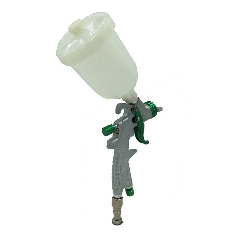 Пистолет-распылитель черного цвета 1,0 мм 0,8 мм со стальным соплом для ремонта автокраски и пятен с пластиковой чашкой 250cc распылитель HVLP пистолет-распылитель