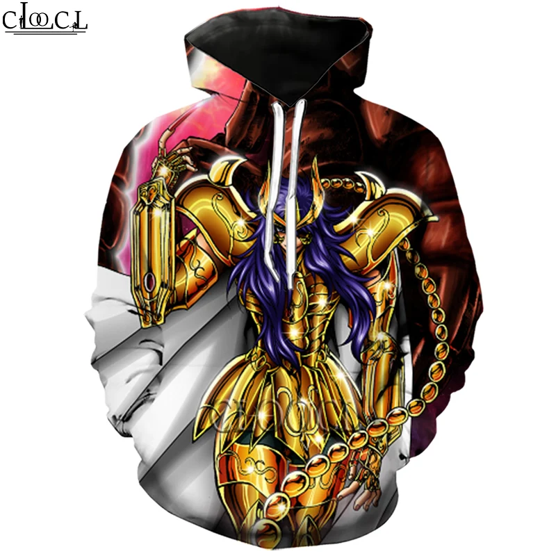

HX 2020 Fashion Anime The Knights of The Zodiac Saint Seiya 3D Print Men Women Hoodies Casual Harajuku Hip Hop All-match Tops