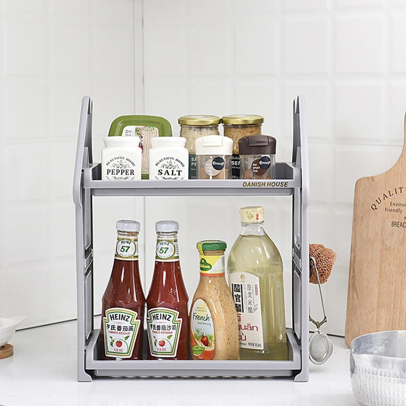 2/3 Layers Plastic Storage Rack » The Messless