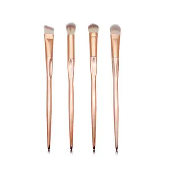 

4 Pcs Makeup Brushes Set Eye Shadow Lip Concealer Makeup Brush Soft Brushes Blush Powder Blending Beauty Cosmetic Brushes