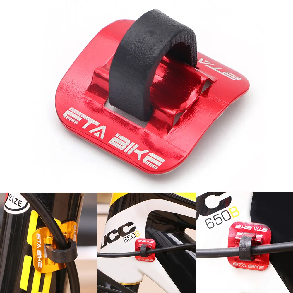 

5Pcs Bike Guide Seat C Shape Aluminum Buckle Clip Bicycle Brake Cable Tubing Conversion Oil Tube Fixed Clamp Frame #2