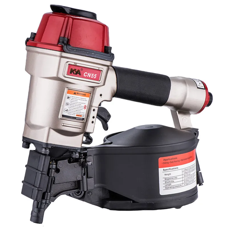 

Air nailer Gun CN55 for pallet with siding coil nails pneumatic tools