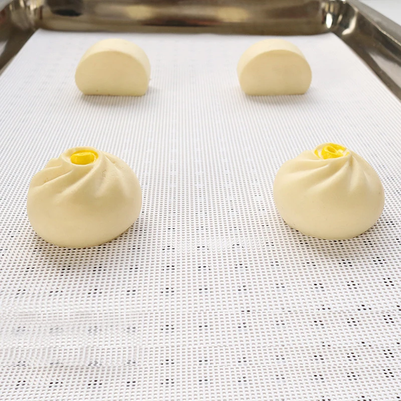 Steamer Cloth Non-Stick Steamer Net Pad Dumpling Bread Pastry Kitchen Cooking Tool Accessories Transparent High-Grade Silicone
