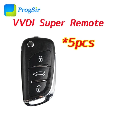 Супер дистанционный ключ Xhorse VVDI для управления DS с электронным чипом Super XT27 внутри может использоваться как супер чип ID XEDS01 - Цвет: 5pieces