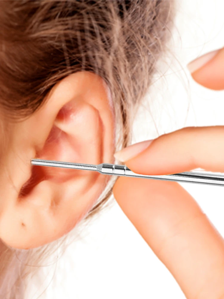 6PCS Ear Cleaner Wax Removal Tool Earpick Sticks Earwax Remover Curette Ear Pick Cleaning Ear Cleanser Spoon Health Care Earpick