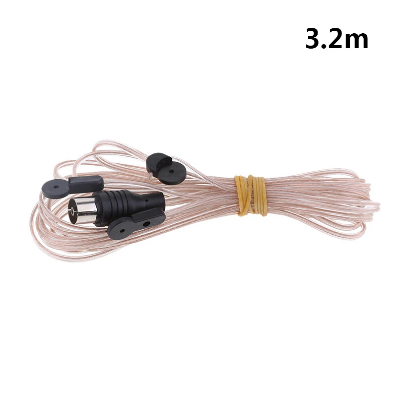 

Professional Antenna FM Receiver Aerial 85 - 112 MHZ 3.2m/10.5ft Universal 75 Ohm Radio Indoor Home High Quality