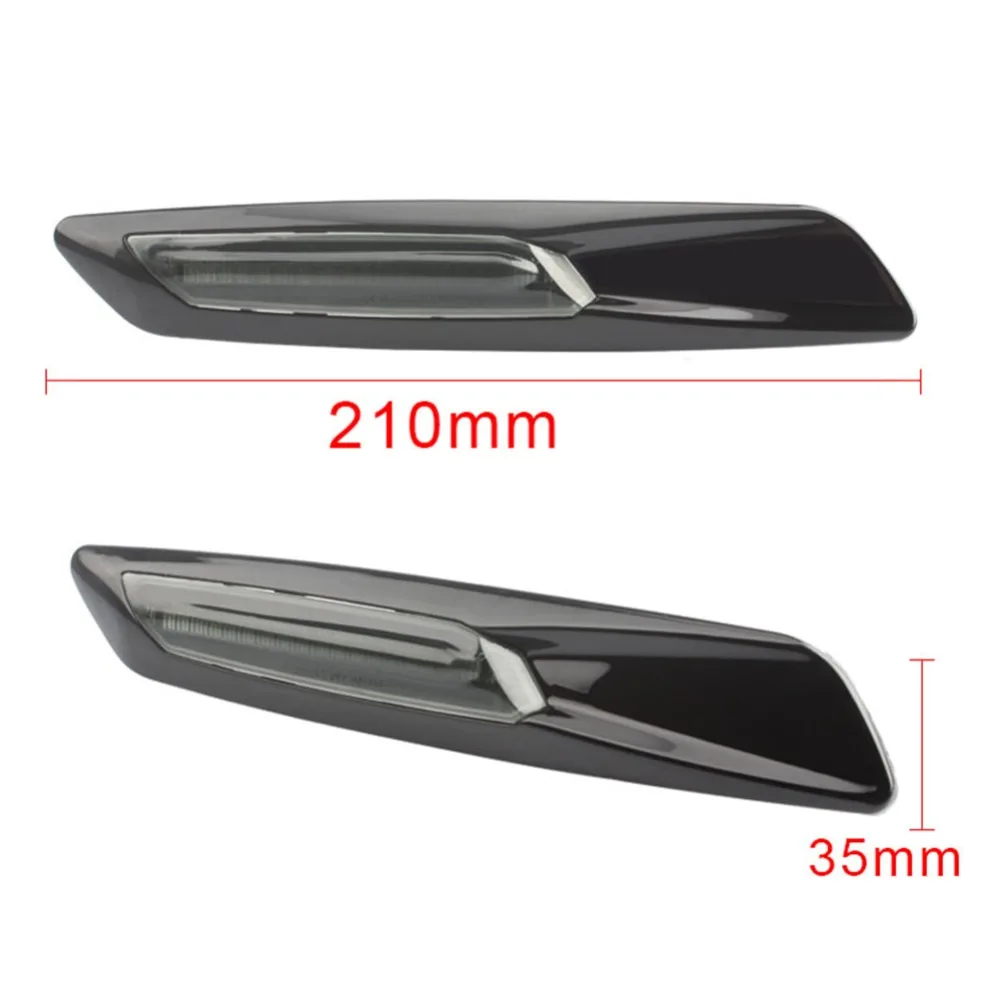 2Pcs/Set LED Colourful Fender Side Marker Lights Turn Signal Lamp For BMW 5 Series E39 E60 E61 F10 F12