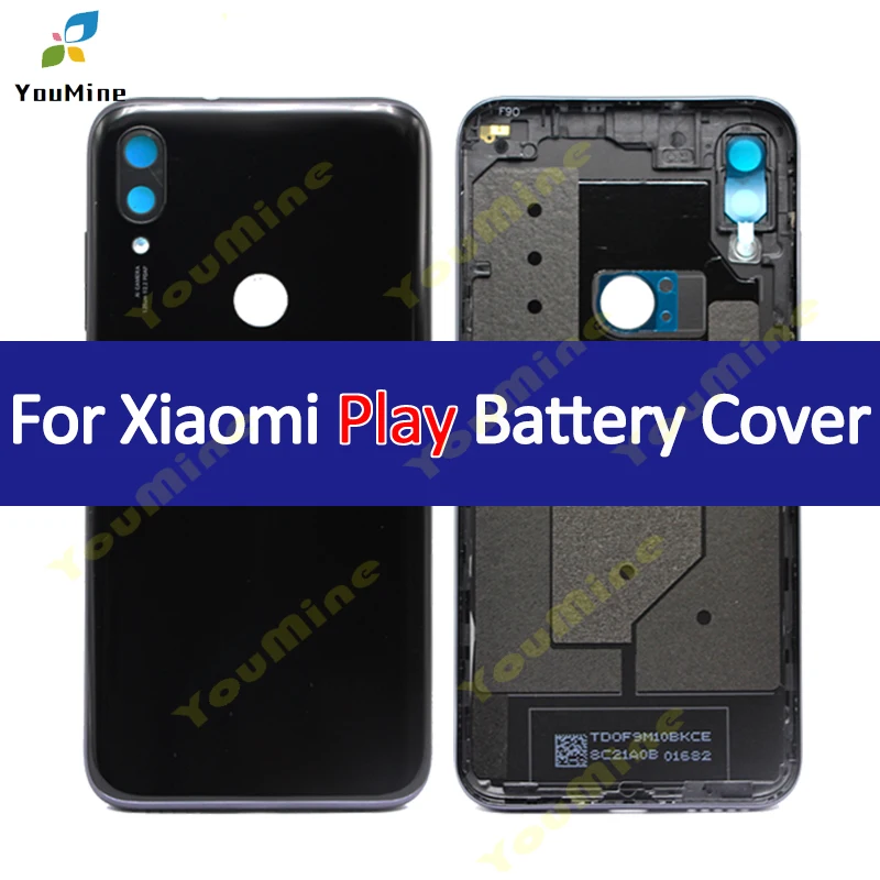 Для Xiaomi mi Play Back чехол для батареи корпус с боковыми кнопками питания+ объектив камеры для Xiao mi Play Back корпус