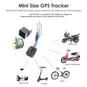 

CJ720 Car Relay GPS Locator Anti-Theft Real-Time Cut Off Oil Fuel Tracker Universal Auto Motorcycle GPS Power System