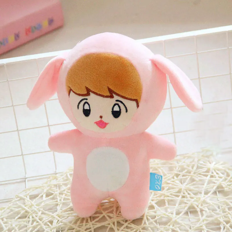 23 см EXO Плюшевые Куклы Kawaii Корея Мода суперзвезда фигура плюшевые игрушки девочки-поклонницы подарок