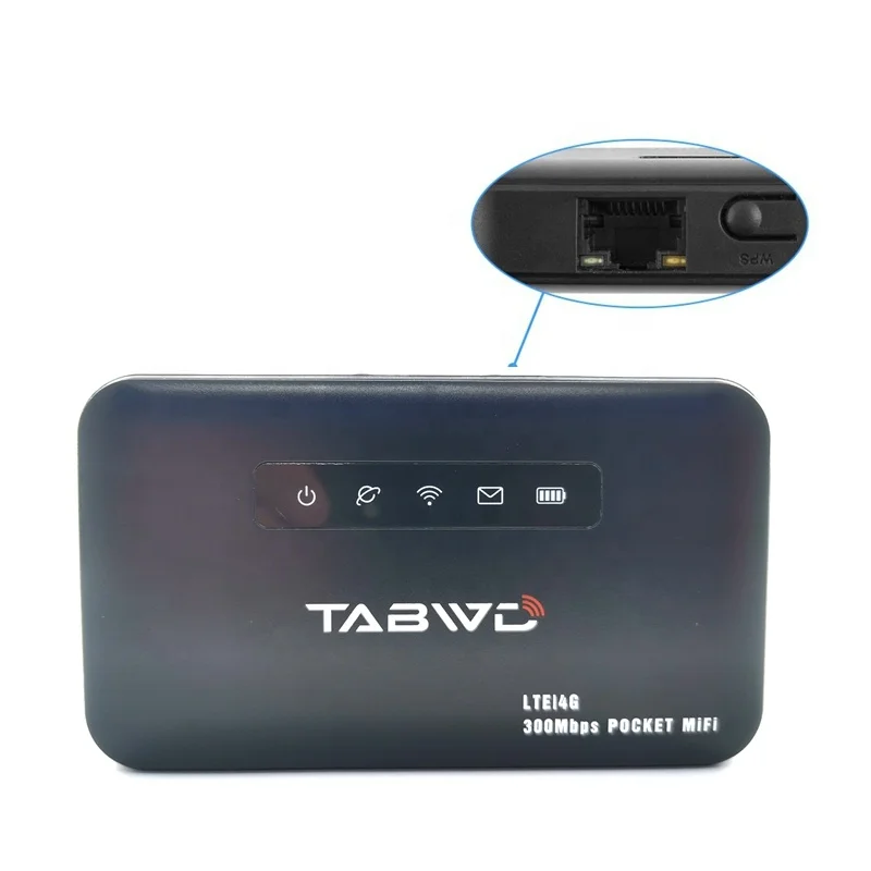 Roteador Wifi de Bolso sem Fio E5885 4g Mifi Hotspot 300 Mbps Cartão Sim Rj45 Lan Port Portátil ao ar Livre Móvel