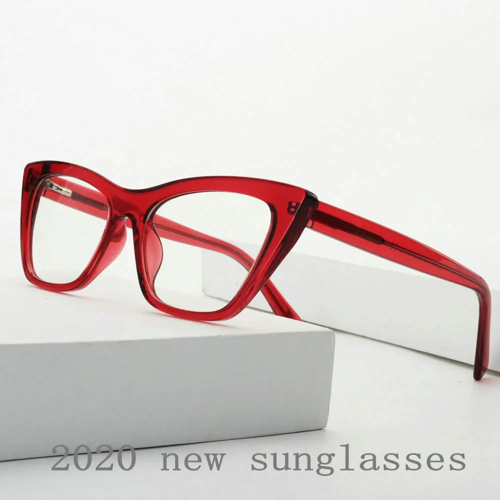 MINCL TR90 винтажные кошачьи очки, оправа для Женщин, Модные оптические прозрачные оправы для очков, Мужские квадратные очки для близорукости NX