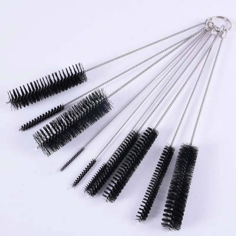 

10 pcs/Set Nylon Tube Set Cleaning Brush Straw Set For Cleaning Glass Hookah Jewelry Cleaning Brushes Feeding Bottle Brush
