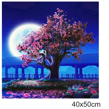 

Landscape Frameless Digital Oil Painting By Numbers Canvas Wall Pictures Decoration Crafts DIY Hanging Picture