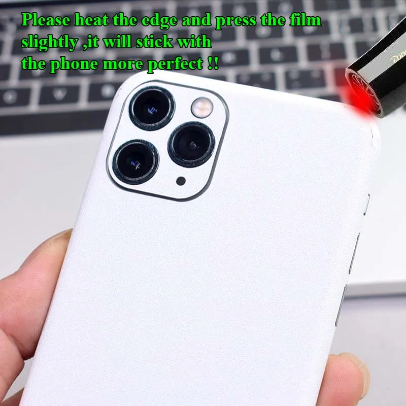 10 шт./лот iPhone 11/11Pro 11Pro Max полный корпус задняя вспышка матовая защитная пленка защитная наклейка Мерцающая наклейка