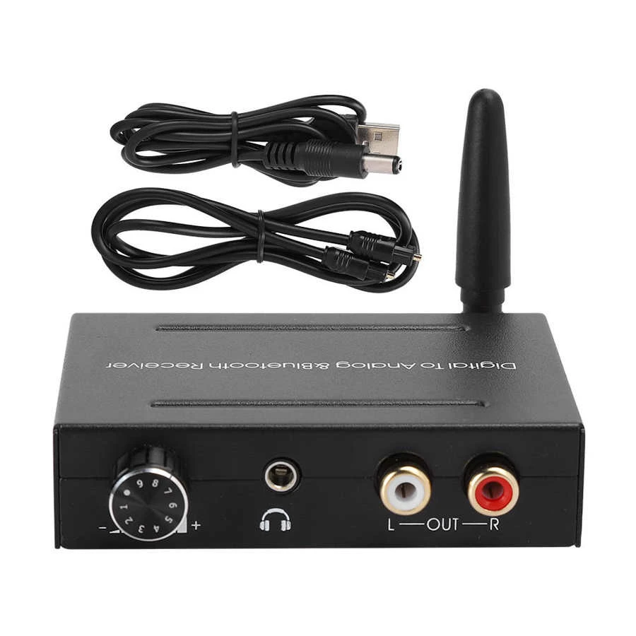 Mascotas Ligero fiesta Decodificador de Audio DAC con Bluetooth 5,0, 192K/24bit, entrada Coaxial  de fibra óptica, 3,5mm, salida RCA, para amplificador de potencia|Conversor  de digital a analógico| - AliExpress
