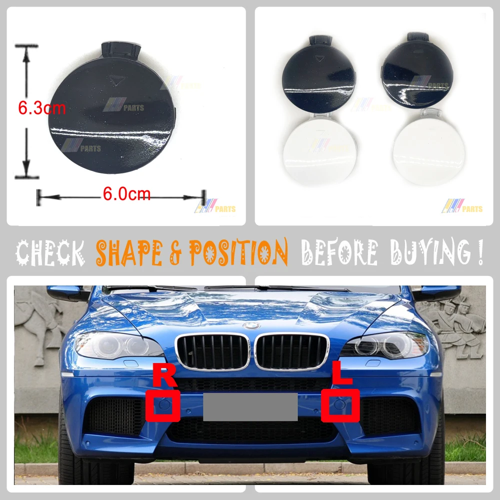 Передняя крышка для буксировки 09-14 BMW M series E70 LCI X5 X5M / E71 X6 X6M 51117205545 | Автомобили и