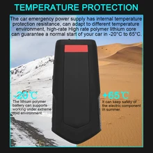 Многофункциональный 12 В Автомобильный аварийный пуск питания с зажимом Автомобильная Мобильная Резервная батарея питания аварийный блок питания