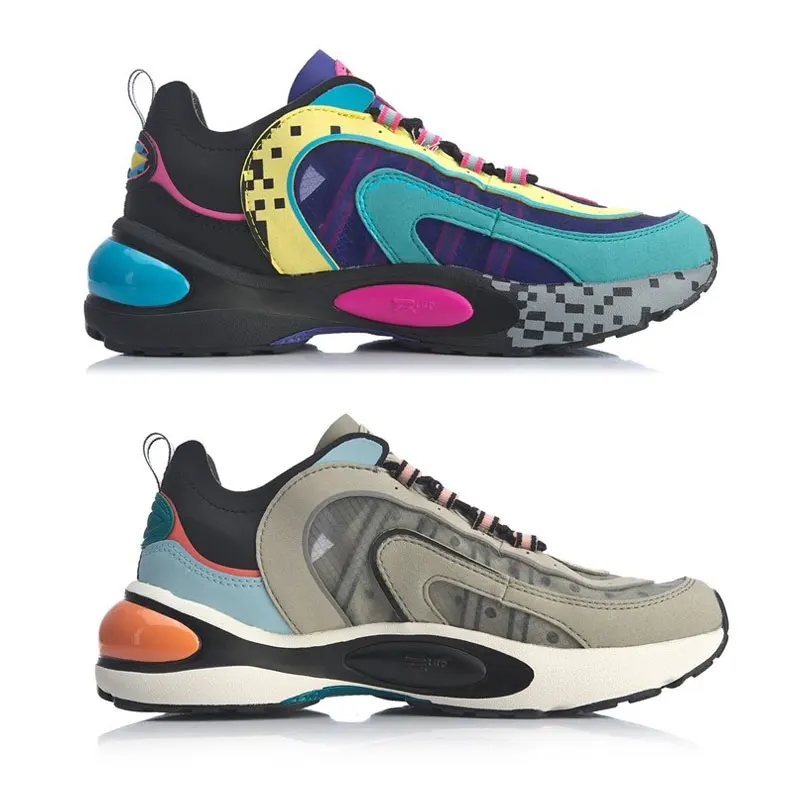 Женские кроссовки для бега Li Ning V8 спортивная обувь с подкладкой в стиле ретро