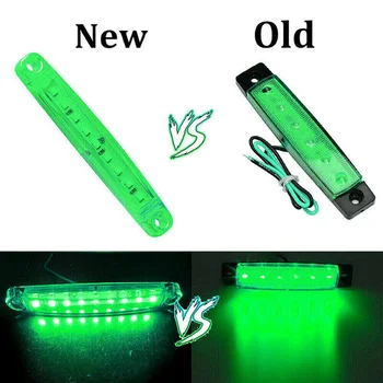 

Universal Strip light Green 20pcs 9-LED Waterproof Truck Side Marker Light