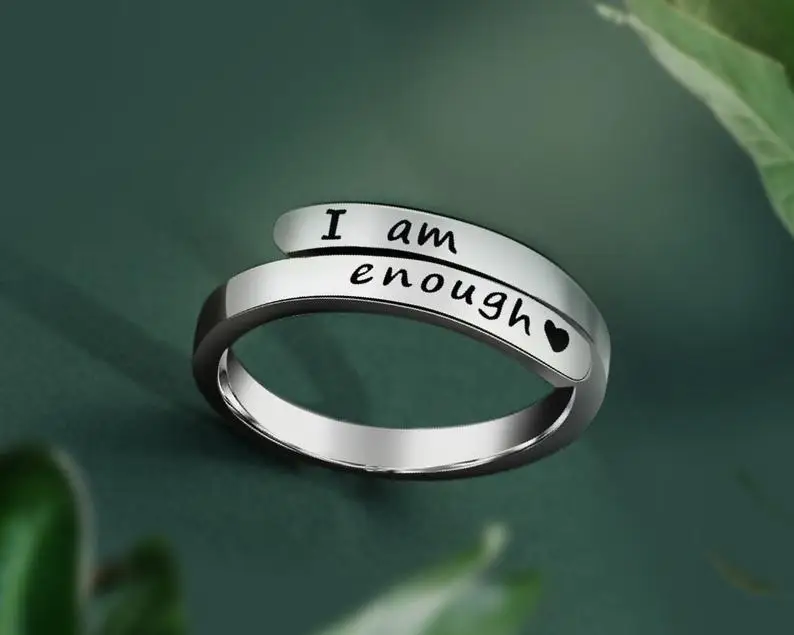 Кольцо I am enough женское Ювелирное Украшение высокого качества YLQ7858-S-G | Украшения и