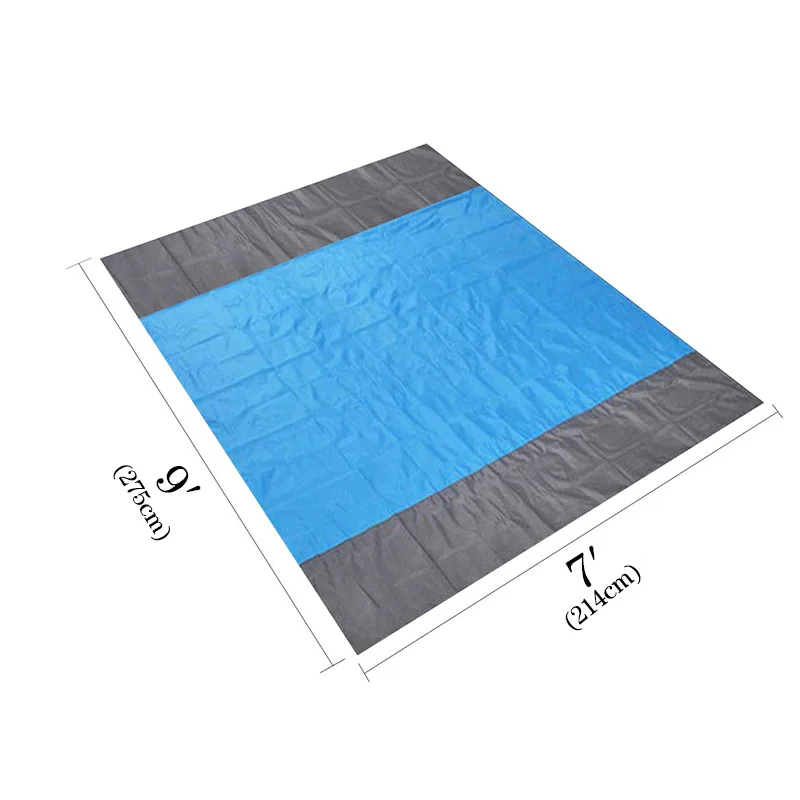 

Waterproof Beach Mat Oxford Cloth Moisture Proof Pad Outdoor Camping zhang peng dian Portable cao ping dian 275X215