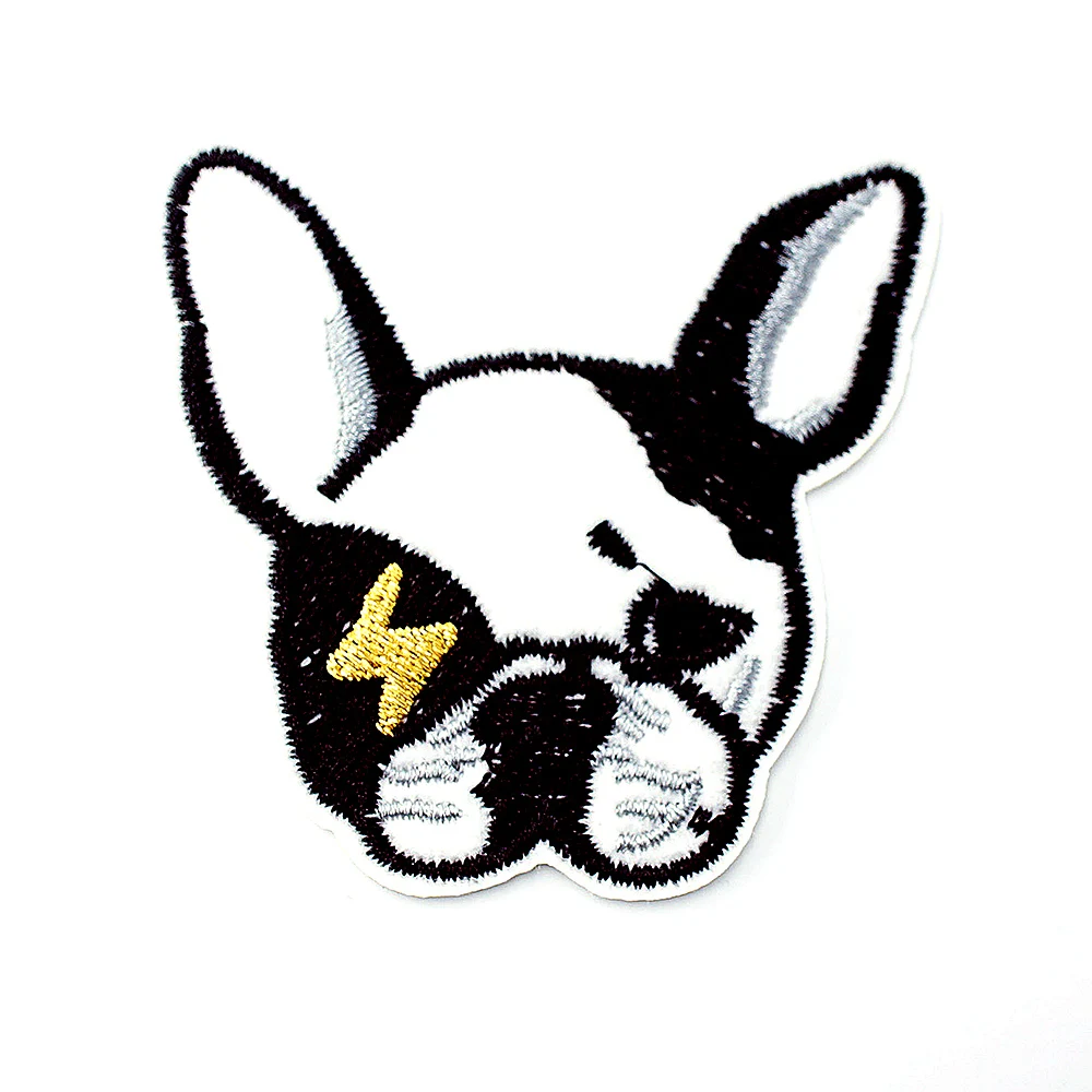 Dog (Size:6.0x6.0cm) DIY Iron On Patches Sewing Embroidered Applique Clothes Cartoon Garment Apparel Accessories Patch | Дом и сад