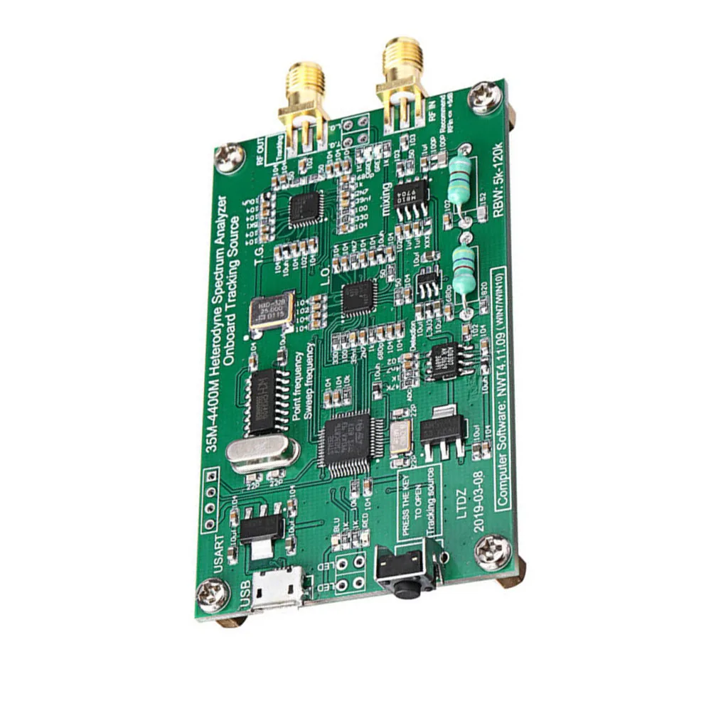 

1Pcs 35-4400M USB Spectrum Analyzer Analysis Signal Source W/ Tracking Source US