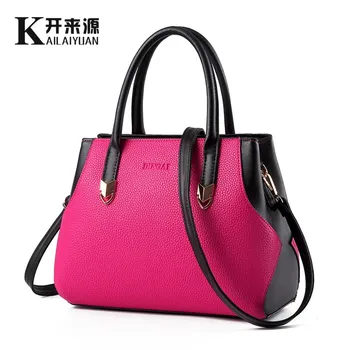 

100% Genuine leather Women handbags 2019 New bag lady lady mosaic fashion handbag Crossbody Shoulder Handbag Messenger