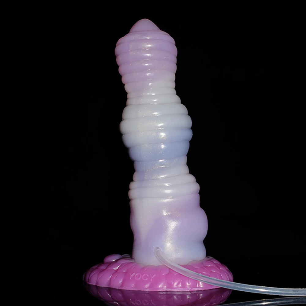NNSX New Ejaculation Dildo Hurricane Kont Jellyfish Color Silicone With Suction Cup Masturbatory Adult Games S_voghion.com