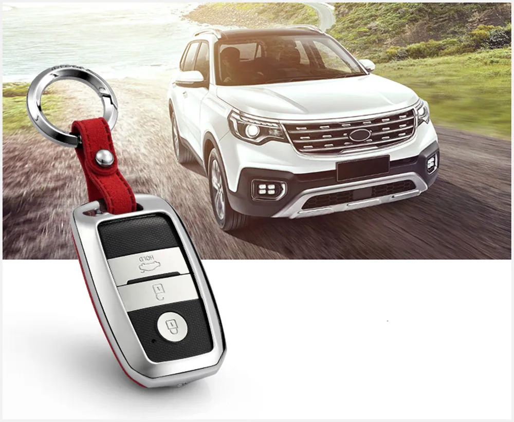 Чехол для ключей из АБС пластика алюминиевый сплав Kia Ceed Cerato KX3 KX5 K3S RIO Optima Rio 3 K2 Soul