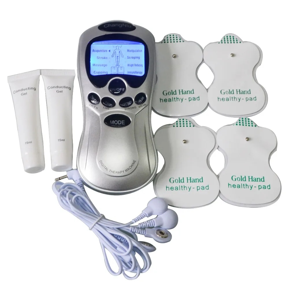 TENS Electrode การฝังเข็มกระตุ้นกล้ามเนื้อไฟฟ้า Pulse Massager 2Pcs