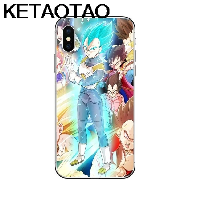 KETAOTAO Comics Dragon Ball Saiyan Goku Vegetto Gohan чехол для телефона s для iPhone 6 XR XS Max чехол кристально чистый мягкий TPU чехол s - Цвет: Хаки