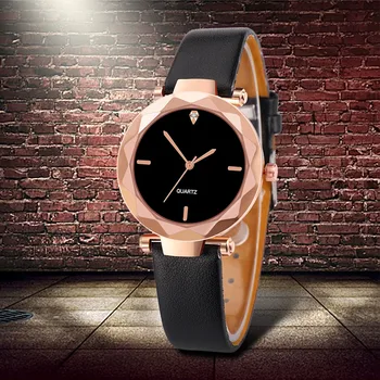 

2020 Women Watch Luxury Stars Little Point Diamond Analog Leather Quartz Wrist Watches Ladies Watch Female Clock Zegarek Damski