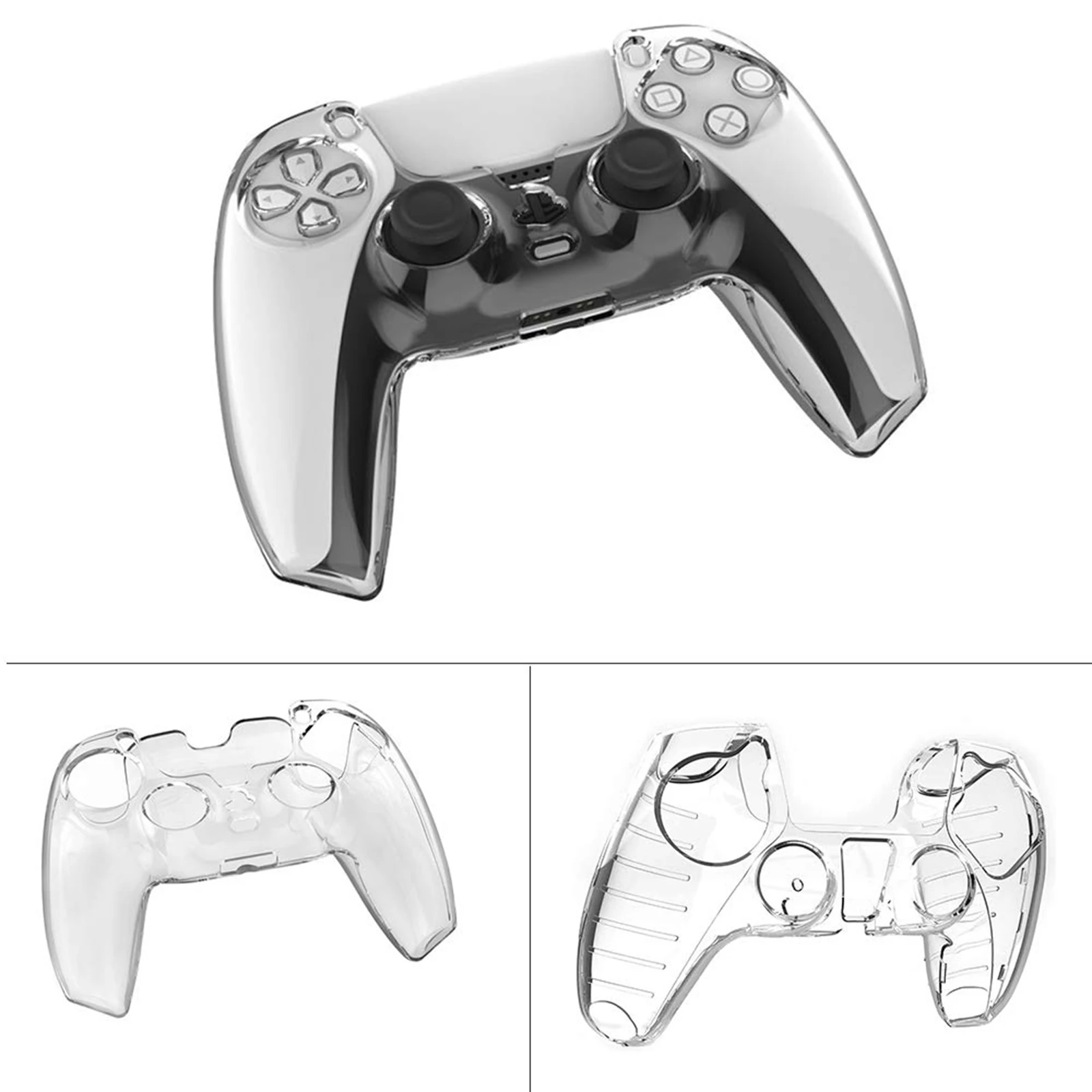 

PC Hard Case Protective Cover Shell for Ps5 Nintend Switch Console Joy-Con Controller Crystal Transparent Full Body Protector