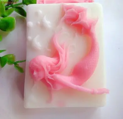Силиконовая форма для ручной работы в форме русалки мыло инструменты украшения