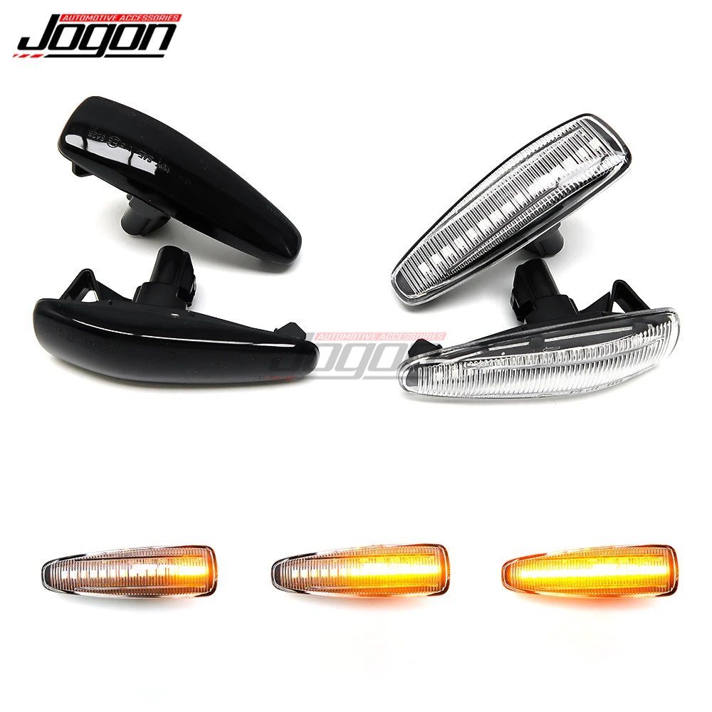 LED Side Fender Dynamic Turn Signal Light Marker Lamp For Mitsubishi