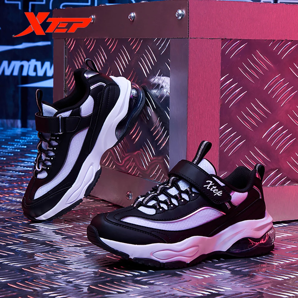 

Xtep Children Running Shoes Kid Autume Soft Sneaker Anti Slip Sports Shoes Warm Comfortable Athletics Shoes 680414329850