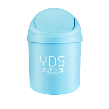 

Mini Desktop Trash Can Plastic Table Dustbin Sundries Barrel Storage Tank Garbage Dust Case Holder Ash Bin B99