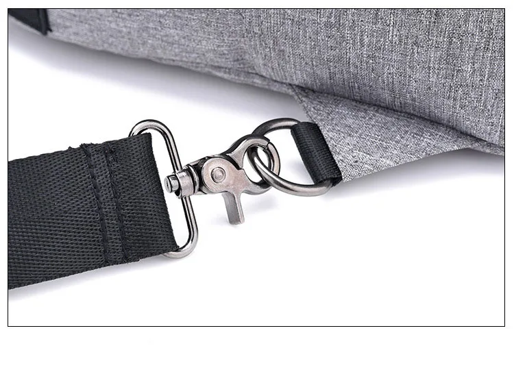 Мужская маленькая сумка через плечо с зарядкой через Usb, мужские сумки-мессенджеры, Мужская водонепроницаемая нагрудная сумка, новинка, сумка через плечо