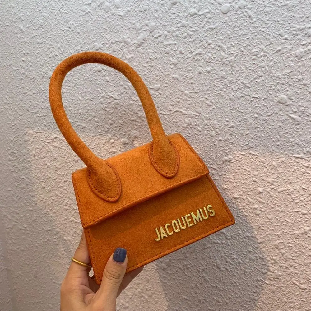 

Jacquemus Small Women Bag 2020 New Fashion Design Mini Handbag High Quality Scrub PU Leather Shoulder Bags Tote Purse sac a main