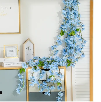 

170cm Flower String artificial flowers Wisteria Garland Plants Foliage Outdoor Home decor Flower False Flower Muur Decor