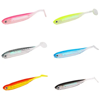 

10Pcs Soft Lure 7cm 2.2G Fishing Lure Artificial Rubber Swimbaits Silicone Bait Jigging Floating for Perch Pike