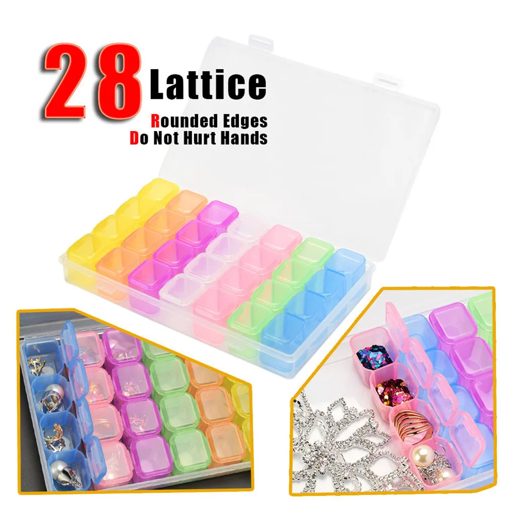 7 Day 28 Slots Home Travel Medicine Pill Tablet Vitamin Box Storage Case Organizer