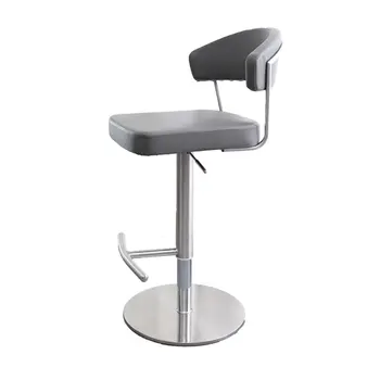 

Dining table bar chair lift light luxury modern minimalist stool clear dining leisure