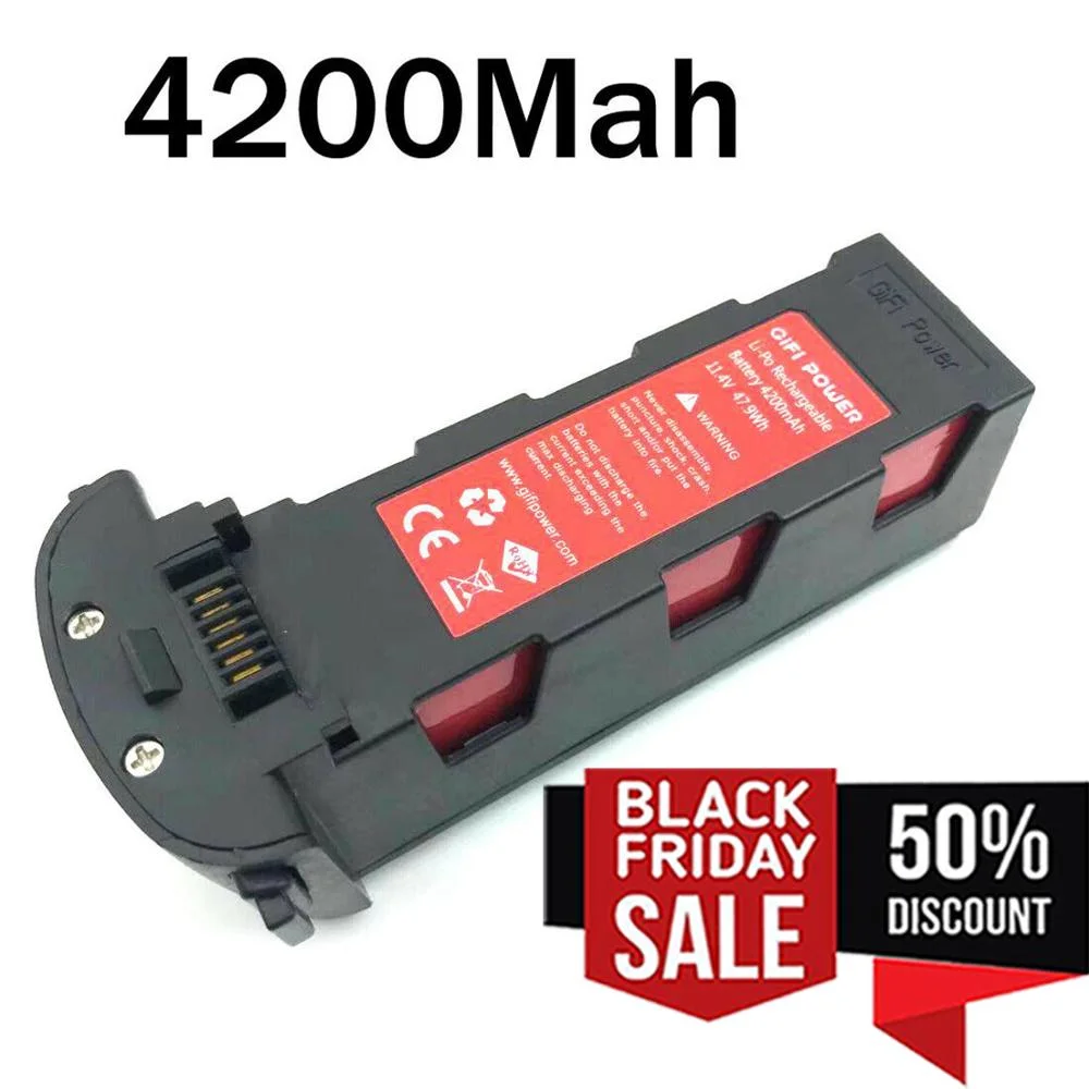 GIFI Power 11 4 V 4200 мА/ч Батарея для Hubsan H117S Zino GPS Дрон Квадрокоптер с дистанционным